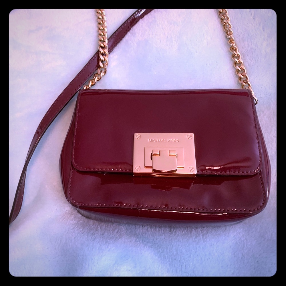 Michael Kors Crossbody Patent Leather Bag